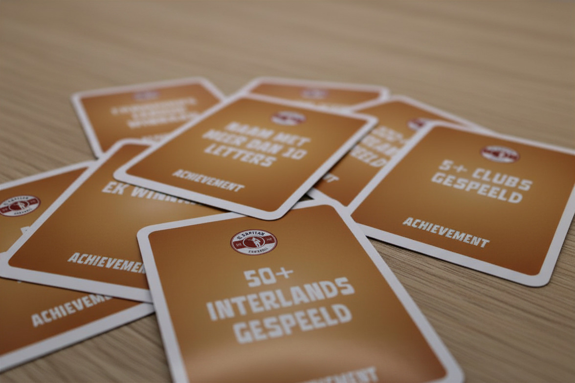 El Capitan speelkaarten uitgelegd op tafel